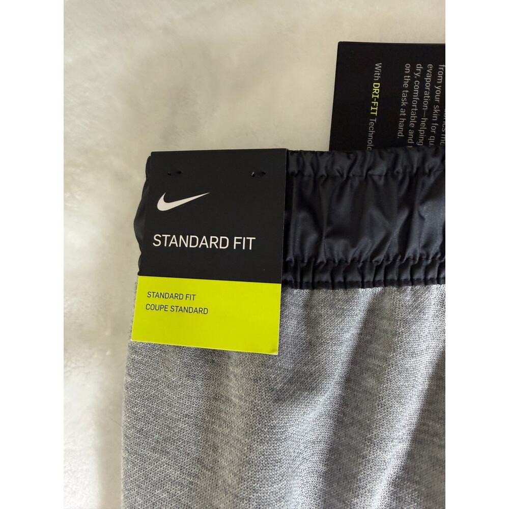 NWT Nike Dri-Fit Utility Core Fleece Training Pants Grey Men’s LG Swoosh Gym - Picture 5 of 11